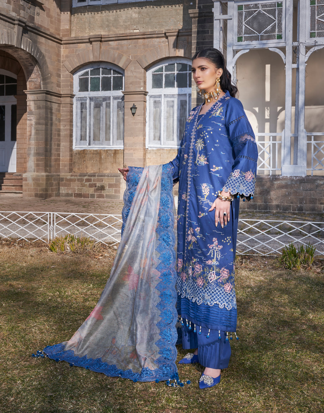 Atiya Irfan Preet Embroidered Unstitched Lawn 3pcs