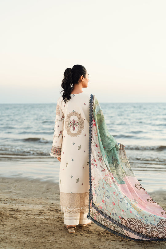 Florent Luxury Lawn Eid Edit's Embroidered Unstitched 3pcs