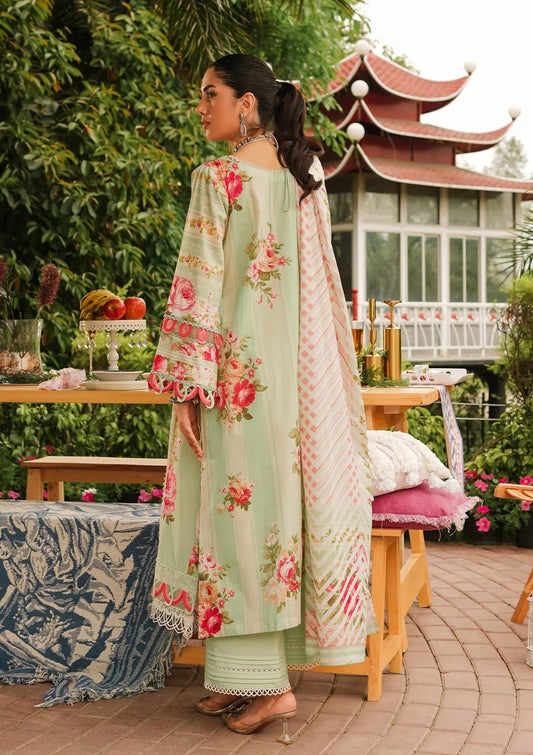 Elaf Printed Lawn Unstitched 3pcs - Jotey