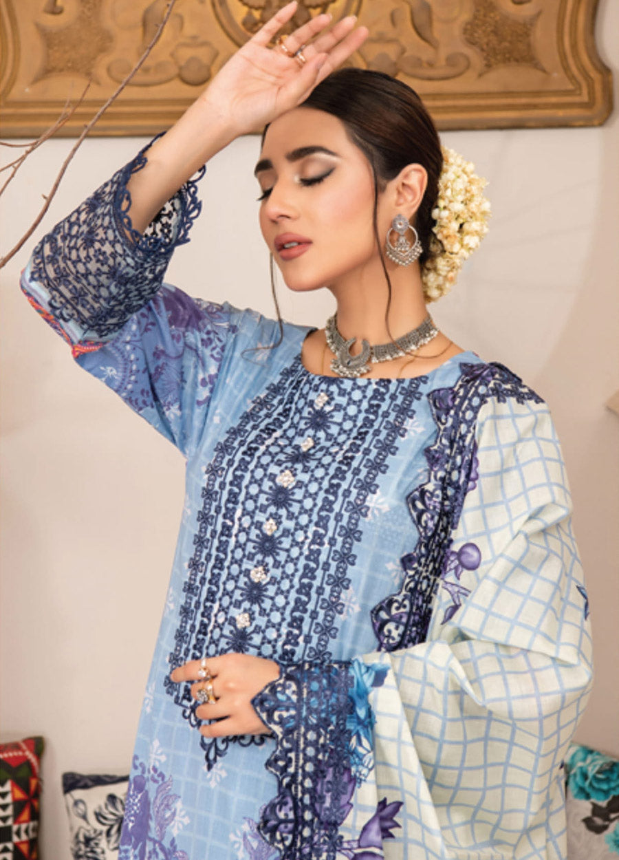 Khaab Exclusive Lawn 3pcs - Jotey