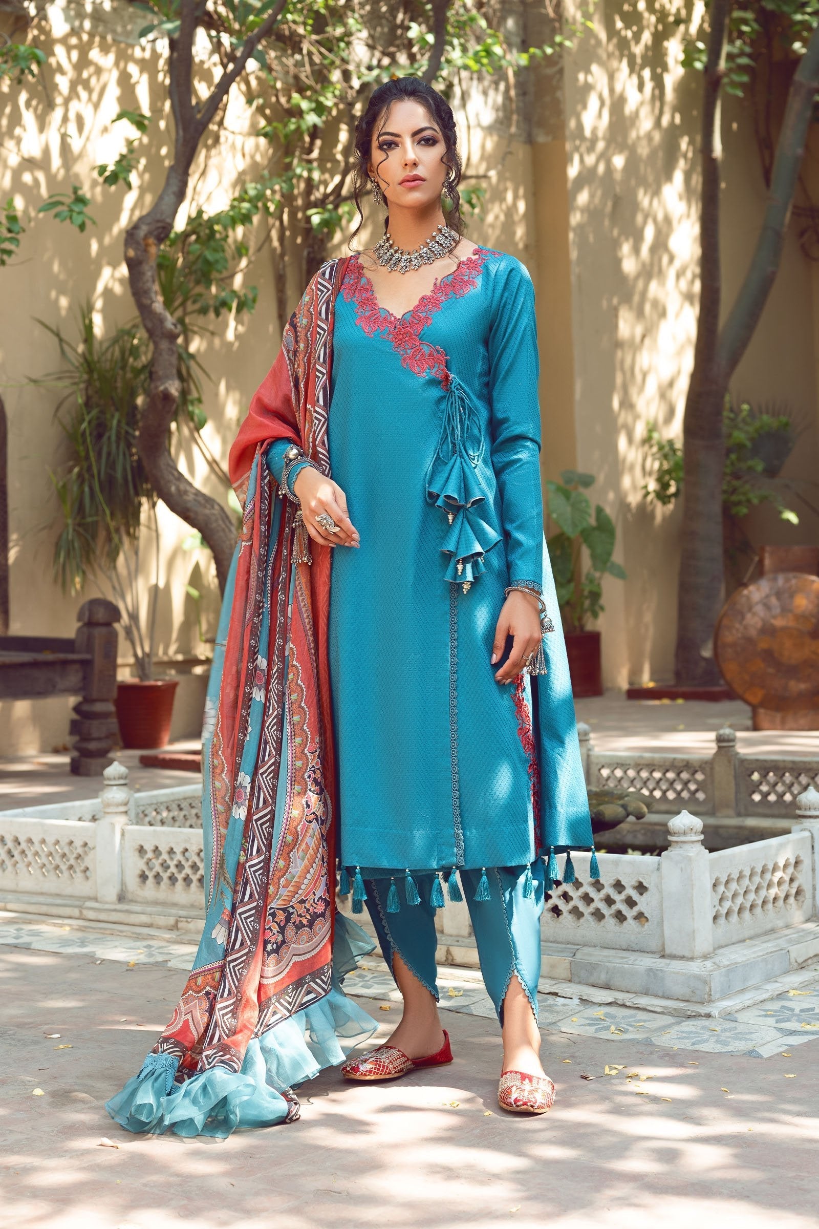 Kinaar Lawn by Sazia Hasan 3pcs - Jotey