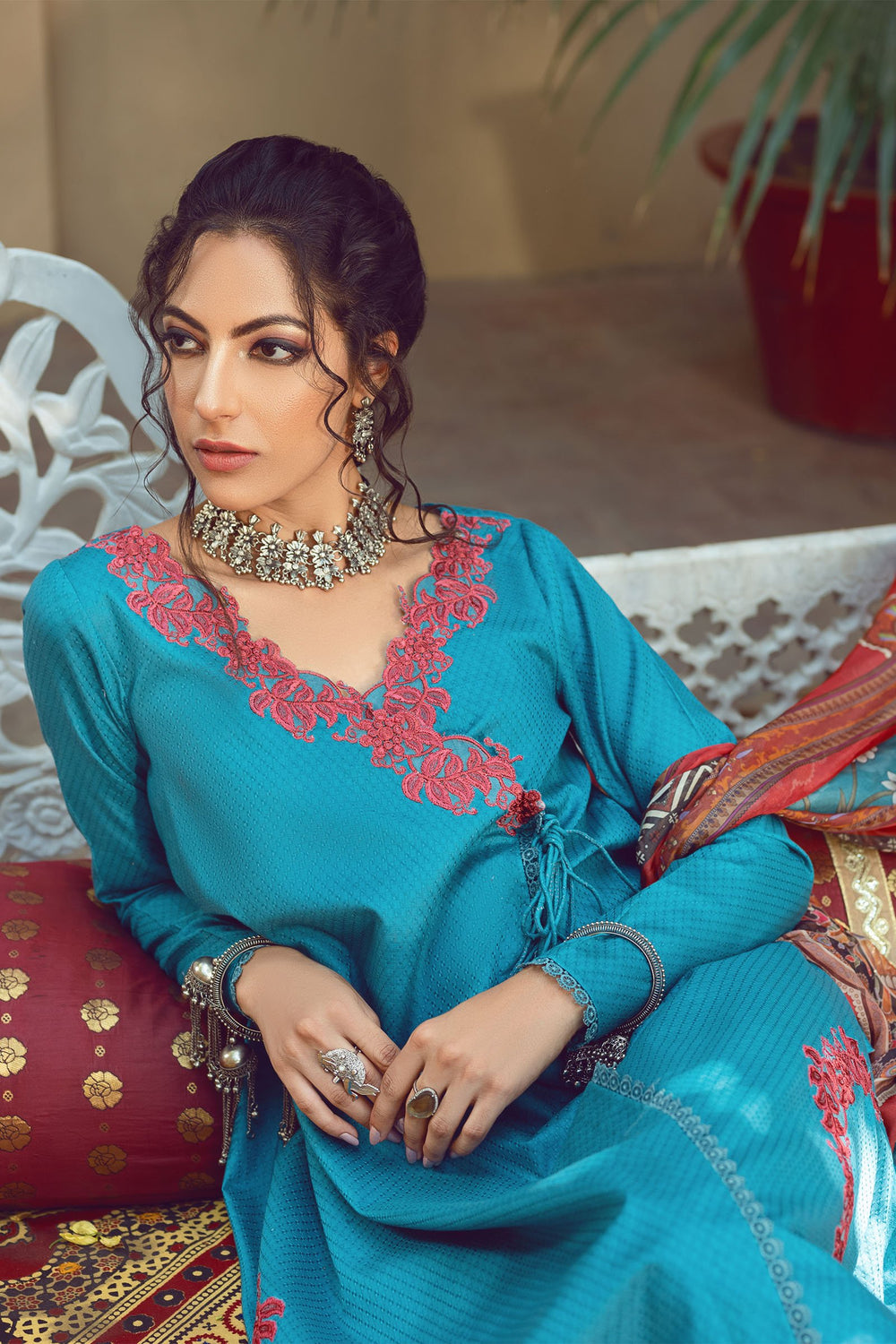 Kinaar Lawn by Sazia Hasan 3pcs - Jotey