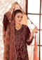 Maah Rang By Bin Hameed Luxury Chiffon Semi Stitched 3pcs - Jotey