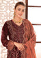 Maah Rang By Bin Hameed Luxury Chiffon Semi Stitched 3pcs - Jotey