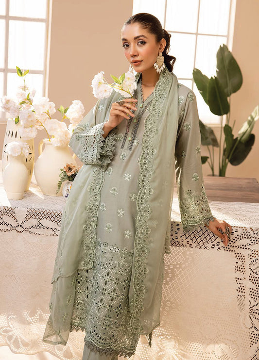 Mahees Florence Chikankari Lawn Unstitched 3pcs - Jotey