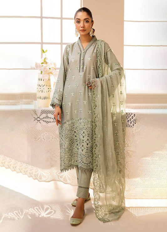 Mahees Florence Chikankari Lawn Unstitched 3pcs - Jotey