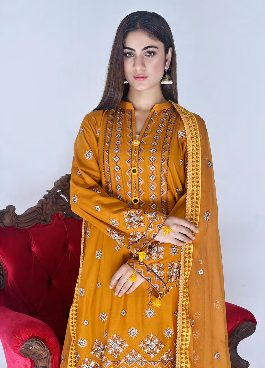 Nilima By Zebtan Lawn 3Pcs - Jotey