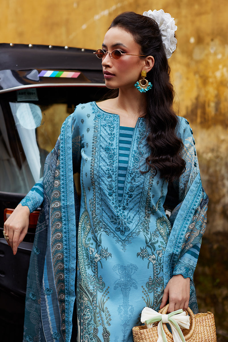 Gulaal Saffira Lawn Vol-01 Unstitched 3pcs