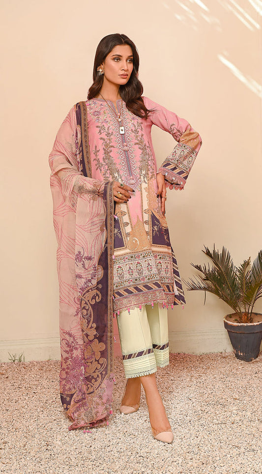 Viva Prints 23 by Anaya Unstitched Lawn 3pcs - Jotey