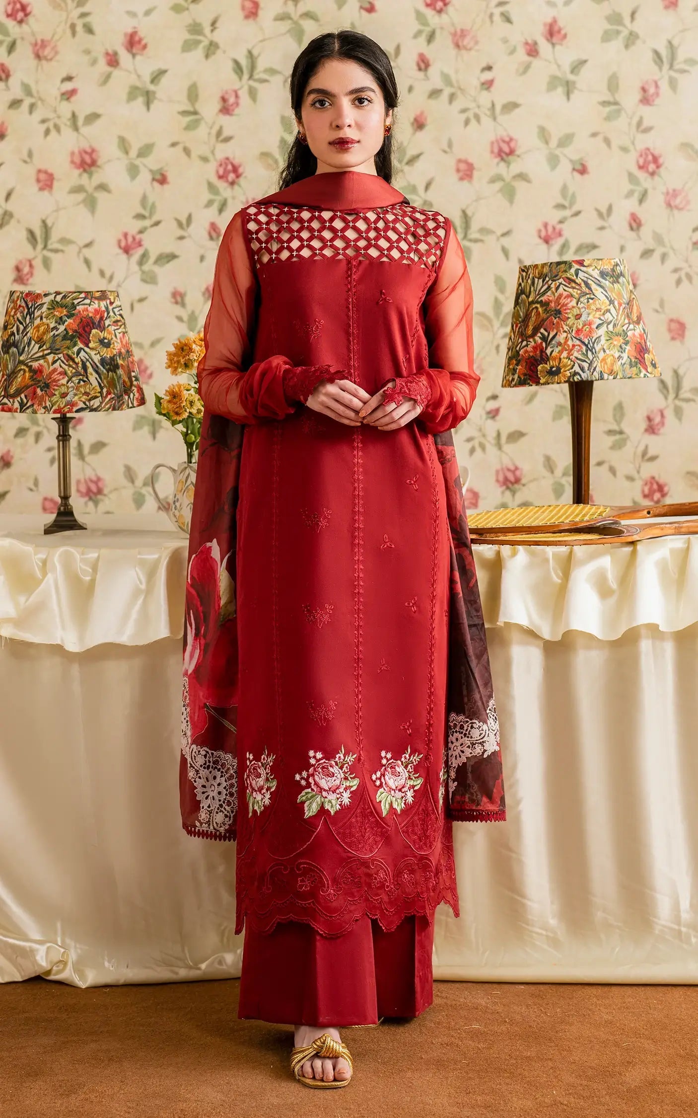 Meraki By Asifa And Nabeel Vol-01 Embroidered Lawn Unstitched 3pcs