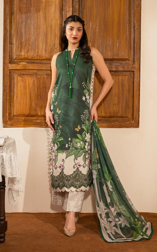 Meraki By Asifa And Nabeel Vol-01 Embroidered Lawn Unstitched 3pcs