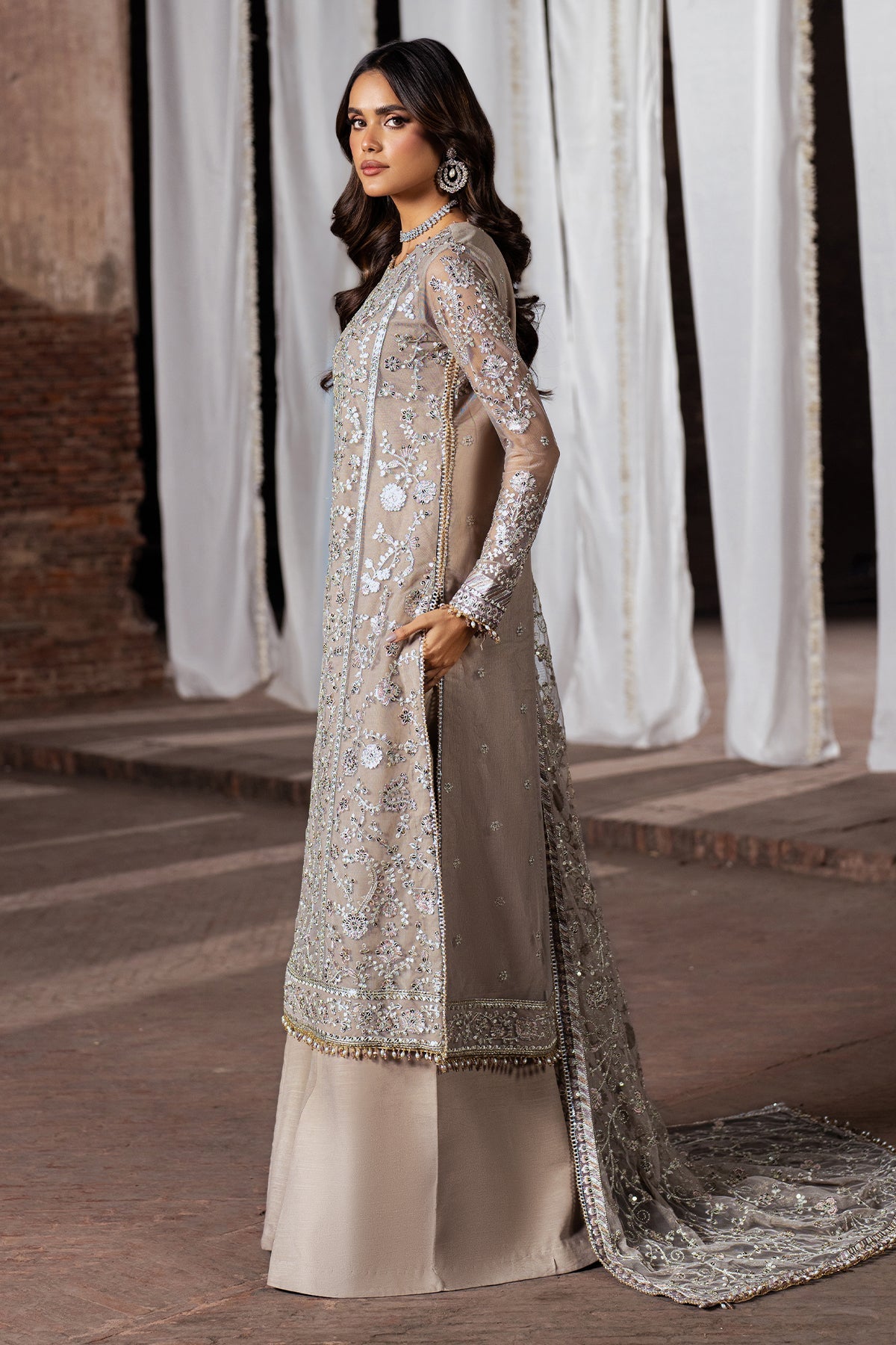 Shehnai By Zarif Embroidered Luxury Wedding Unstitched 3pcs