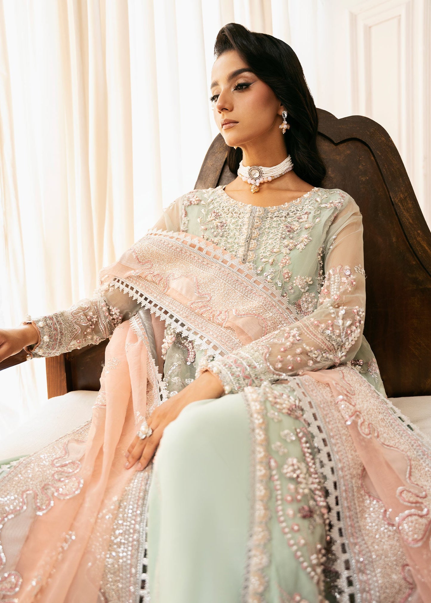 INAYAT Luxury Wedding Formals Unstitched 3pcs