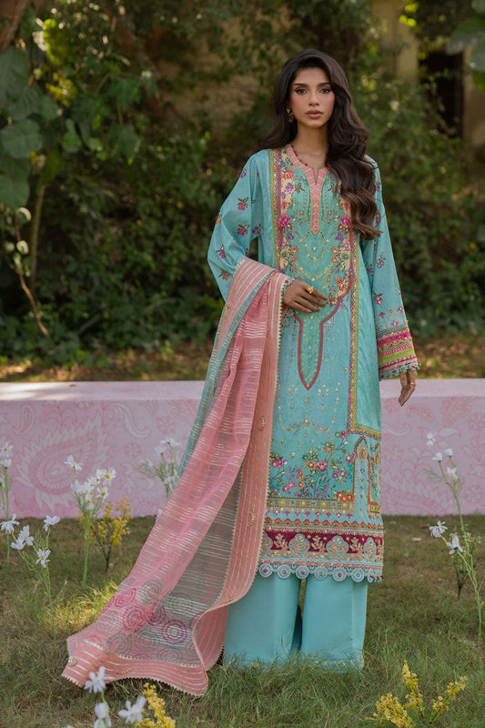 Luxe Silk By Qalamkar Embroidered Unstitched 3pcs