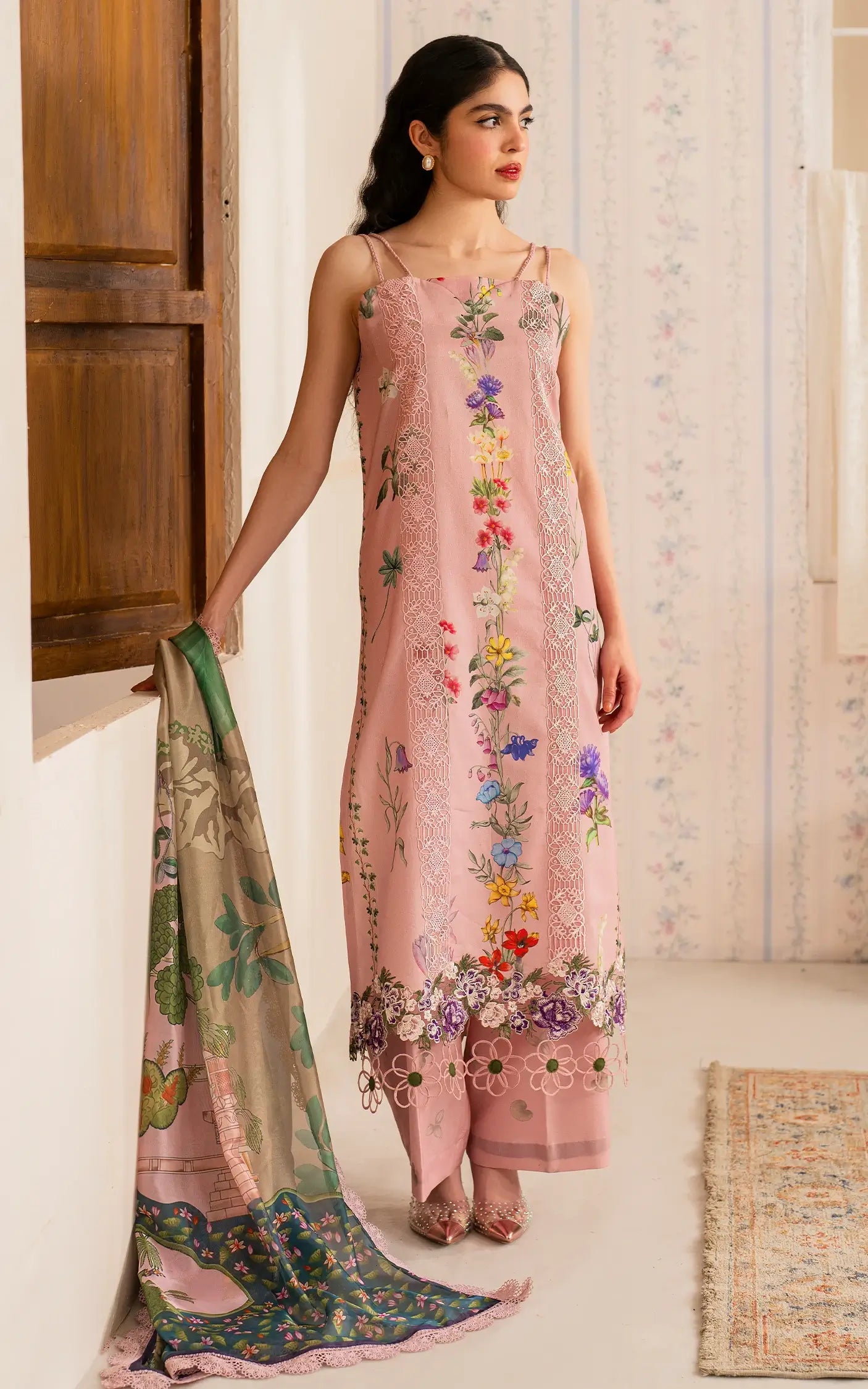 Meraki By Asifa And Nabeel Vol-01 Embroidered Lawn Unstitched 3pcs