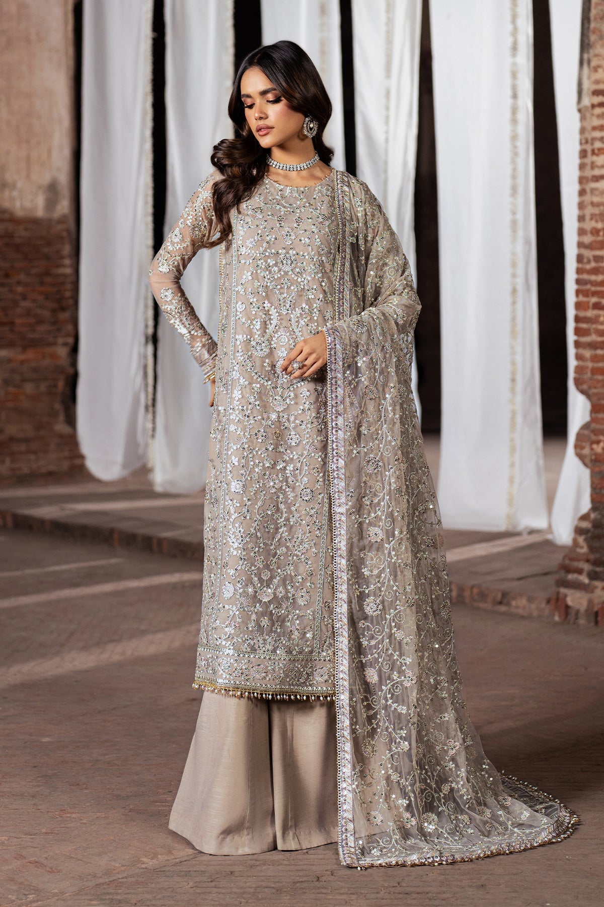 Shehnai By Zarif Embroidered Luxury Wedding Unstitched 3pcs