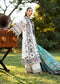 Siraa By Sadaf Fawad Khan Luxury Embroidered Lawn'25 Unstitched 3pcs