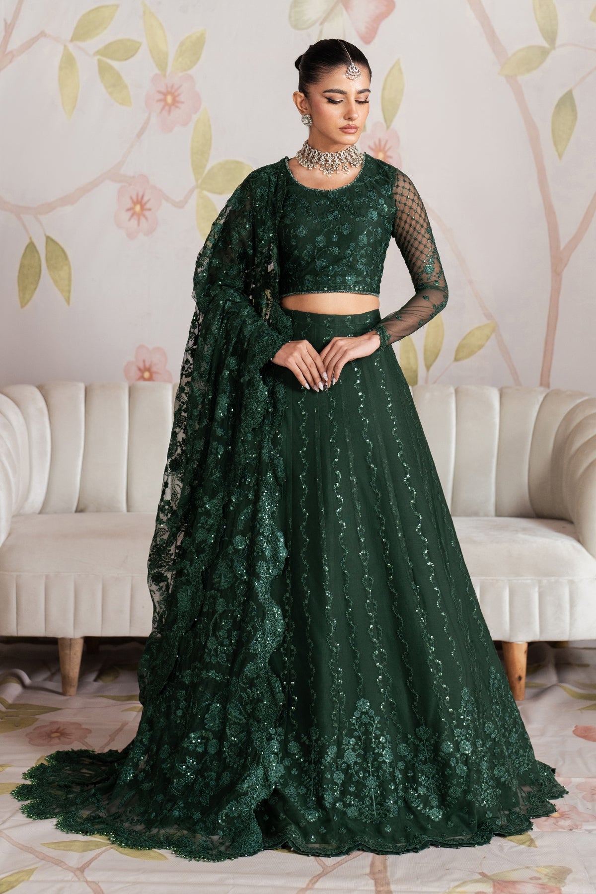 Shehnai By Zarif Embroidered Luxury Wedding Unstitched 3pcs