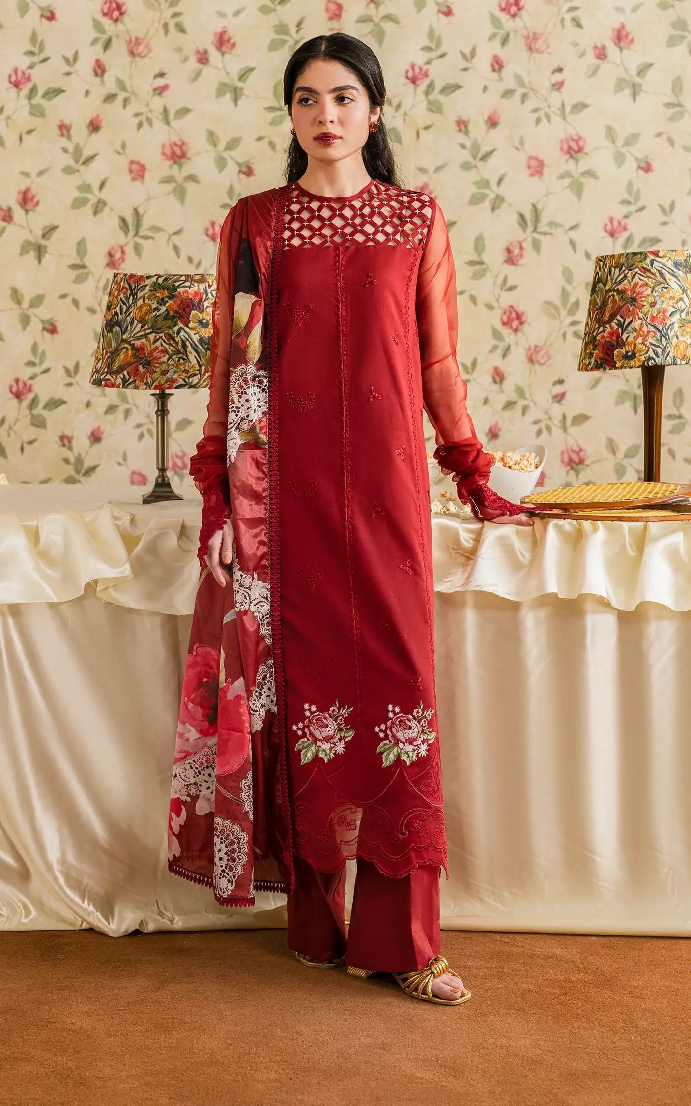 Meraki By Asifa And Nabeel Vol-01 Embroidered Lawn Unstitched 3pcs