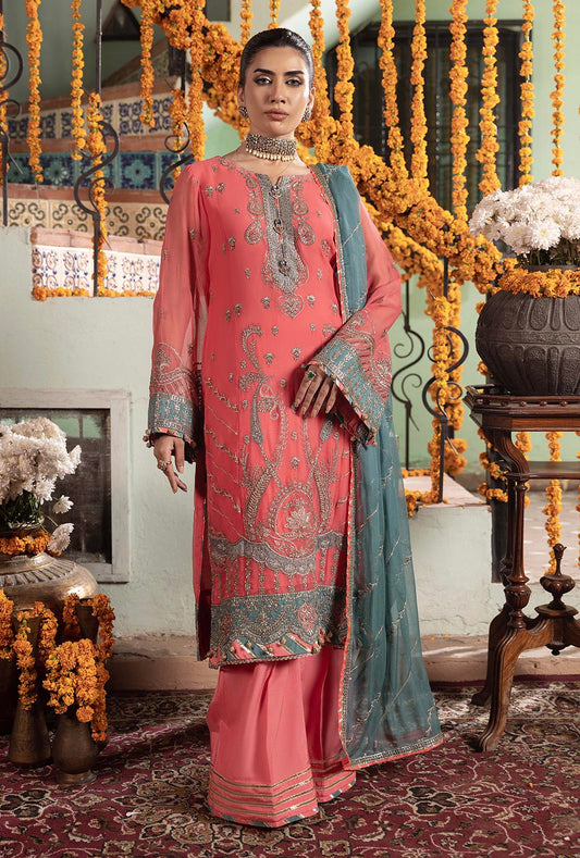 Rang-E-Mehfil Festive Unstitched Chiffon 3pcs