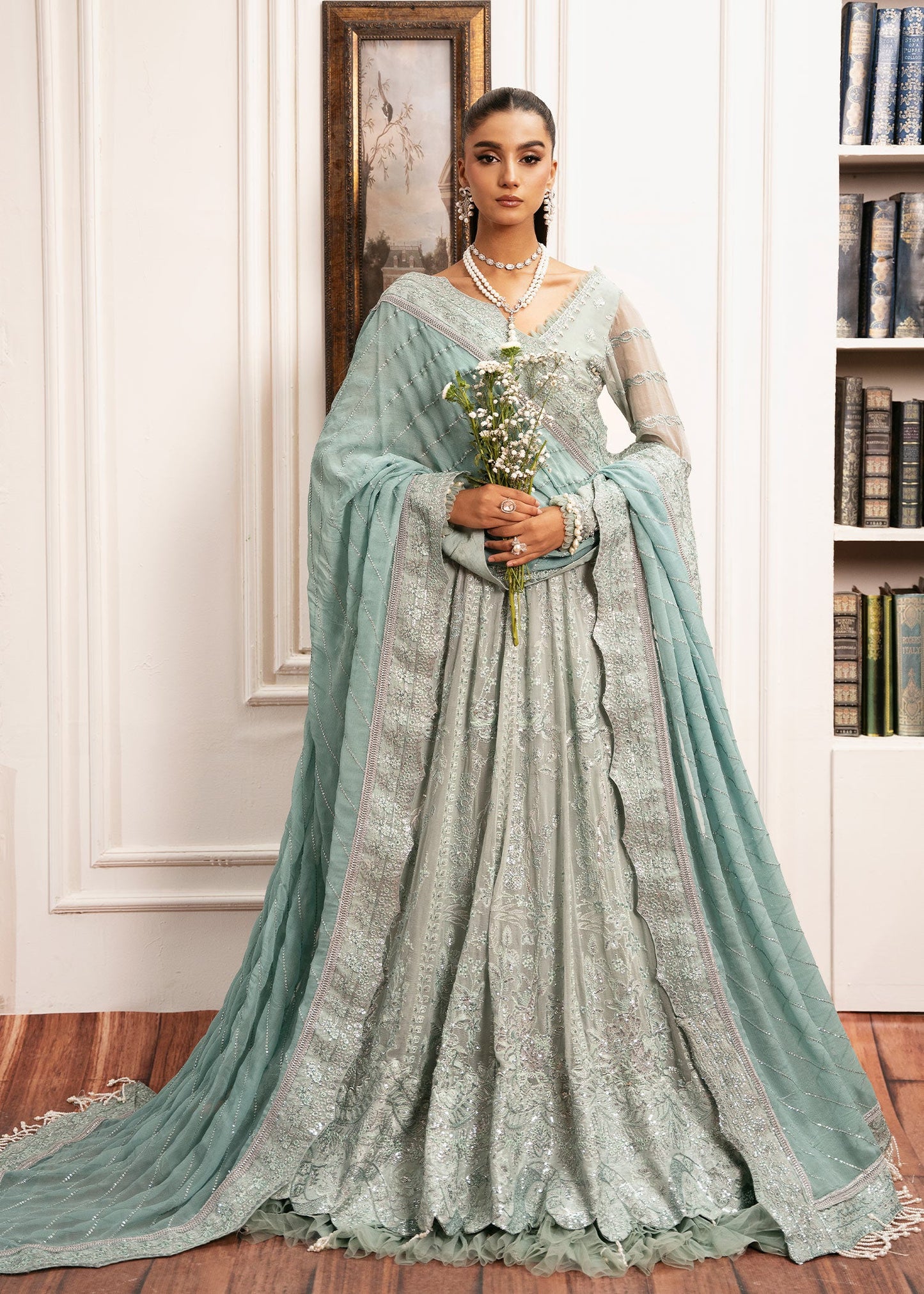 INAYAT Luxury Wedding Formals Unstitched 3pcs