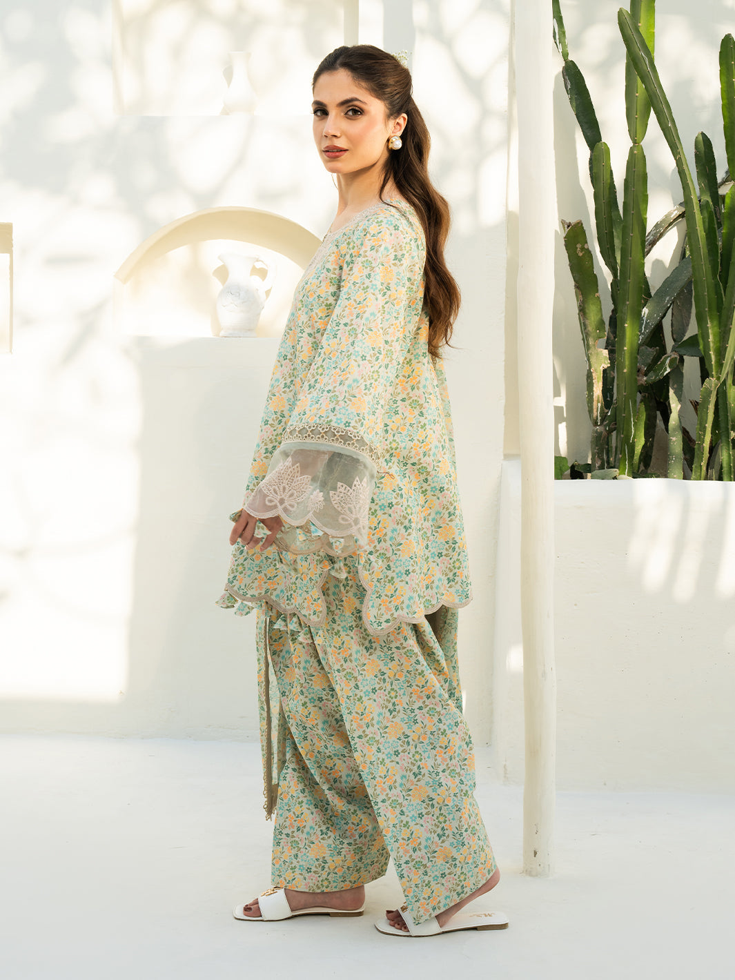 F&F Prints By Faiza Faisal Digital Printed Unstitched Lawn 3pcs